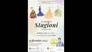 16 Dicembre 2022 Fashion event con sfilata di abiti IIS Sannino  De Cillis Napoli [upl. by Etteiram]