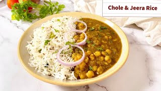 Punjabi Chole Rice By Namak Mirch kahani  Jeera Rice Recipe  JEERA RICE amp CHOLE RECIPE [upl. by Dubois]