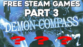 Exploring Random FREE Steam Games Part 3  Demon Compass [upl. by Anyd]