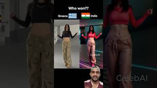 Trending tyla dance India vs Greece tyla poplikethis [upl. by Thaxter]