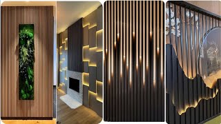 300 NEW Modern Living Room Wall Cladding Ideas 2024 Room Wall Decor Ideas Home Interior Design [upl. by Gamin]