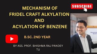 fridelcraftalkylationandacylationelectrophilicsubstitutioninbenzene [upl. by Adnaram]