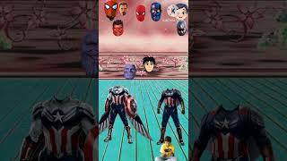 Captain marvel vs Captain marvel spaider hulk head the set sorts viral video Games [upl. by Ocicnarf955]