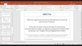 Webinar Inquinamento da piombo problematiche ambientali e rischio per la salute [upl. by Ashwin]