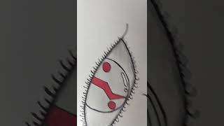 I tried to make sharingan if it is good please like and subscribe to my channel [upl. by Irrab]