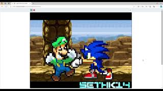 MARIO VS SONIC 2 THE REVENGE OF MARIO PENULTIMATE FIGHT SCENE [upl. by O'Brien]