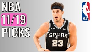 DRAFTKINGS NBA ANALYSIS 1119  DFS PICKS [upl. by Einaffyt]