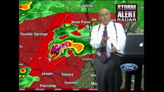 April 27 2011 Historic Tornado Outbreak  ABC 3340 Live Coverage 245pm1130pm [upl. by Devaj710]