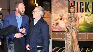 Ben Affleck Charms NYC Fans While JLo Stuns at the Wicked Premiere with Daughter Emme [upl. by Chamberlain]