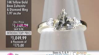 14K Gold Trilliant Zultanite amp Diamond Ring at The Shopping Channel 458552 [upl. by Vernier638]