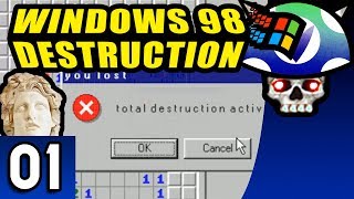 Vinesauce Joel  Windows 98 Destruction  Part 1 [upl. by Ileane510]