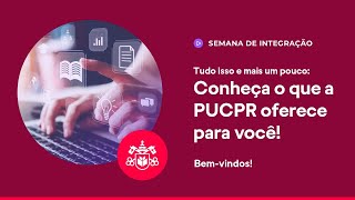 Tudo isso e mais um pouco Conheça o que a PUCPR oferece para você [upl. by Shaer]