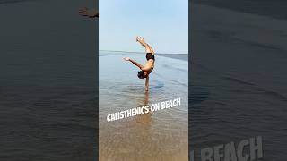 Back Handspring ☀️ 🌊🏖️ shorts ytshorts thecaliguyy [upl. by Ecinnej]