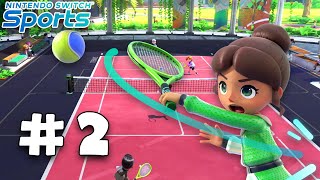 Nintendo Switch Sports  Tennis on ALL Difficulties [upl. by Curren727]