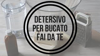 Detersivo per bucato fatto in casa Ecologico e economico 3 DETERSIVI [upl. by Anaerol]