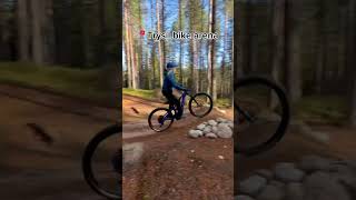 Nice jumps in trysil📍🇳🇴mtb ebike mountainbike downhill jump trysil [upl. by Tipton296]