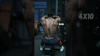 Grow massive 🔥back back workout gym motivation workout [upl. by Ocirederf980]