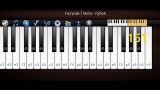 Fairy Tale Theme  Rybak by the Piano 🎹 [upl. by Mehsah463]