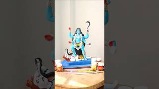 Jai ma kali  kali mata murti making with clay [upl. by Arakihc]