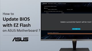 How to Update BIOS with EZ Flash on ASUS Motherboard  ASUS SUPPORT [upl. by Charlotta395]