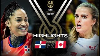 🇩🇴 DOM vs 🇨🇦 CAN  Highlights  Womens OQT 2023 [upl. by Atina]