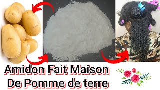 104 Amidon de pomme de terre fait maison facile et rapide farine amidon [upl. by Acissaj]