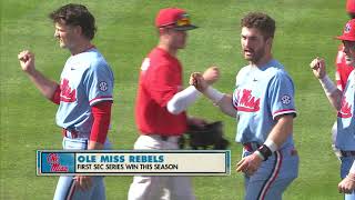 HIGHLIGHTS  Ole Miss Baseball defeats Georgia 8  7 43023 [upl. by Niarfe352]