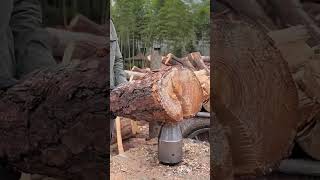 Chopping wood and decompressing video  smoke [upl. by Garlen]