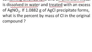 46 Gravimetrical Analysis [upl. by Alyakcm248]