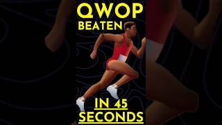 The QWOP World Record is 45 seconds 😵‍💫 Think you could beat it nostalgia 2000s speedrun [upl. by Flor]