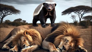 Even Lions Are Afraid Of Honey Badgers [upl. by Robinetta46]