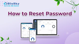 How To Reset Password in HRBluSky [upl. by Negriv]