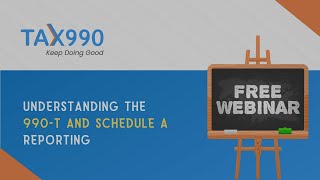 Understanding the 990 T and Schedule A Reporting Full Tax990 Webinar [upl. by Doomham202]