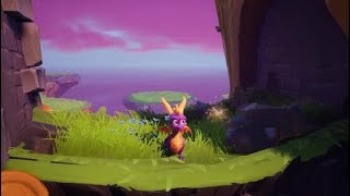 Spyro Reignited Trilogy Lofty Castle Hidden Stump Skill Point [upl. by Dolores]