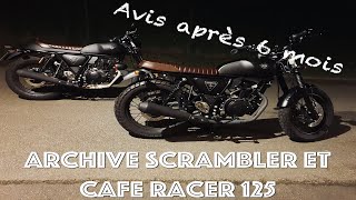 Archive Scrambler AM64 et Cafe Racer AM60 125cc  Avis 6 mois après lachat [upl. by Caswell]