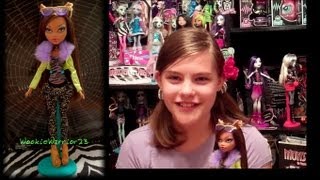 Monster High Clawdeen Wolf fashion Pack Review By WookieWarrior23 [upl. by Eibor]