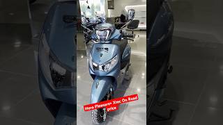 2024 Hero Pleasure Plus Xtec On Road price pleasureplusxtec shortsvideo [upl. by Yatnohs]