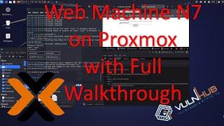 Web Machine N7 walkthrough and Proxmox setup [upl. by Nehcterg600]