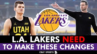 Lakers NEED To Make These Changes  Trade Report Ft Walker Kessler amp D’Angelo Russell [upl. by Ahsito]