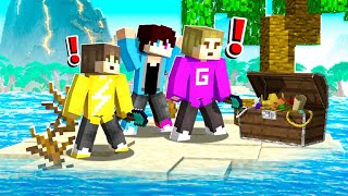 PIRATEN SCHAT GEVONDEN In Minecraft Eiland Survival [upl. by Birk]