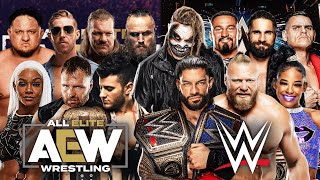 Survivor Series 2022 WWE vs AEW Fantasy Dream Card [upl. by Anoiek]