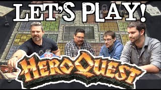 Lets Play  Hero Quest by Milton Bradley and Games Workshop 1989 TBT [upl. by Amandi]