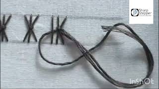 Sheaf stitch tutorial 🧵💯🪢🪡🪢 [upl. by Ennaed324]