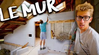 CONSTRUIRE UN MUR  Passion Rénovation Ep22  construction maison travaux DIY [upl. by Yatnuahc]