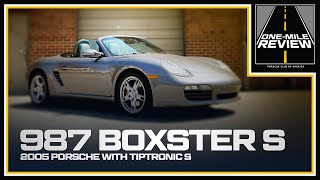 2005 Porsche 987 Boxster S with Tiptronic S  OneMile Review [upl. by Peg]