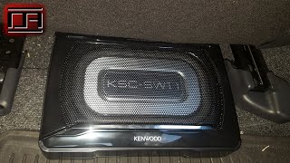 Kenwood KSCSW11 Compact Powered Under Seat Subwoofer Review Scion tC2  tC25 [upl. by Eitsirc]