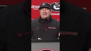 uga coach KirbySmart calls out College Football Playoff committee collegefootball [upl. by Arv]