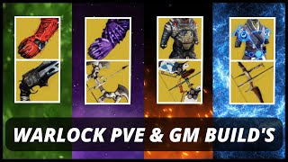 WARLOCK PVE amp GM BUILDs for Conqueror Title S23 All Supers  Destiny 2 [upl. by Narda558]