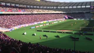 2013年 J1 第2節 東京 × 柏 Part 1 李忠成チャント [upl. by Bendicta]