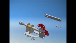 DNettles Toggle Clamp Assembly Animation [upl. by Buckley]